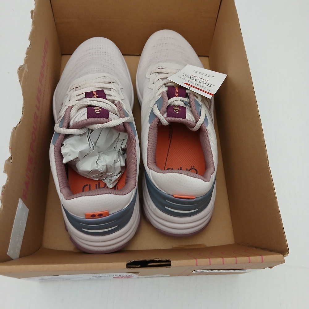 Ryka Women's Cream and Purple Running Shoes - Picture 9 of 16